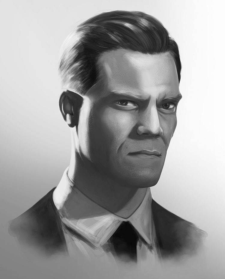 Michael Shannon Illustration